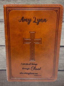 A Divine Gift: Personalized Bible with John 3:16 and Your Names