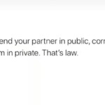 The Art of Public Unity and Private Correction: Defending Your Partner with Grace