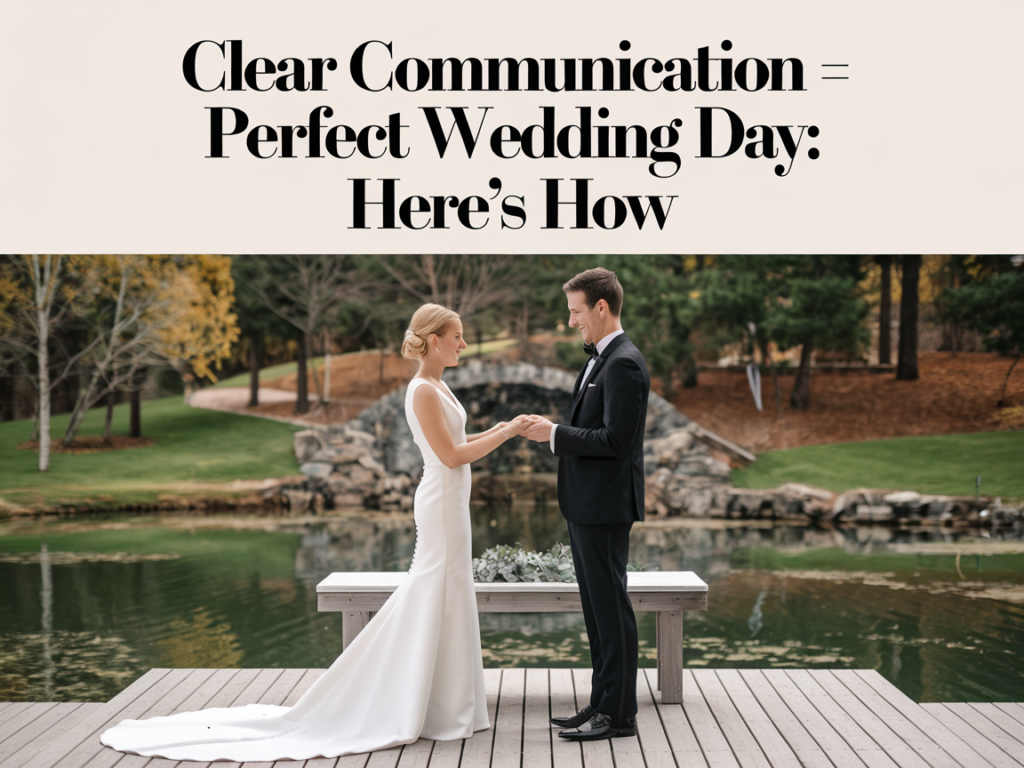 How to Communicate Effectively with Wedding Vendors and Stay Organized